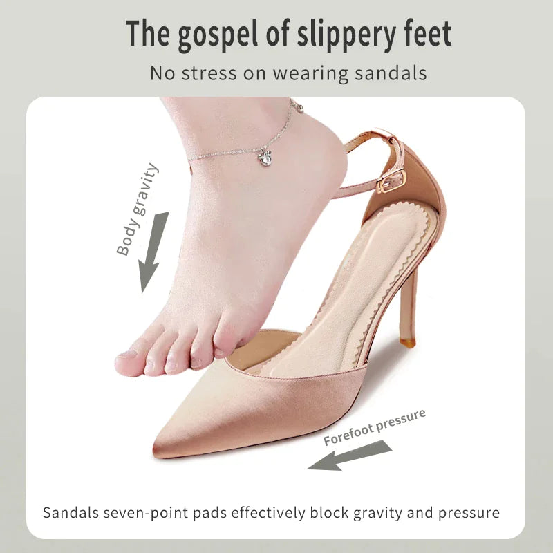 Self-Adhesive Summer Non-Slip Insole for High Heels